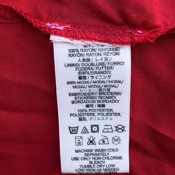 Free People Mia Embroidered Minidress!)  (XS A10 - Picture 7 of 8